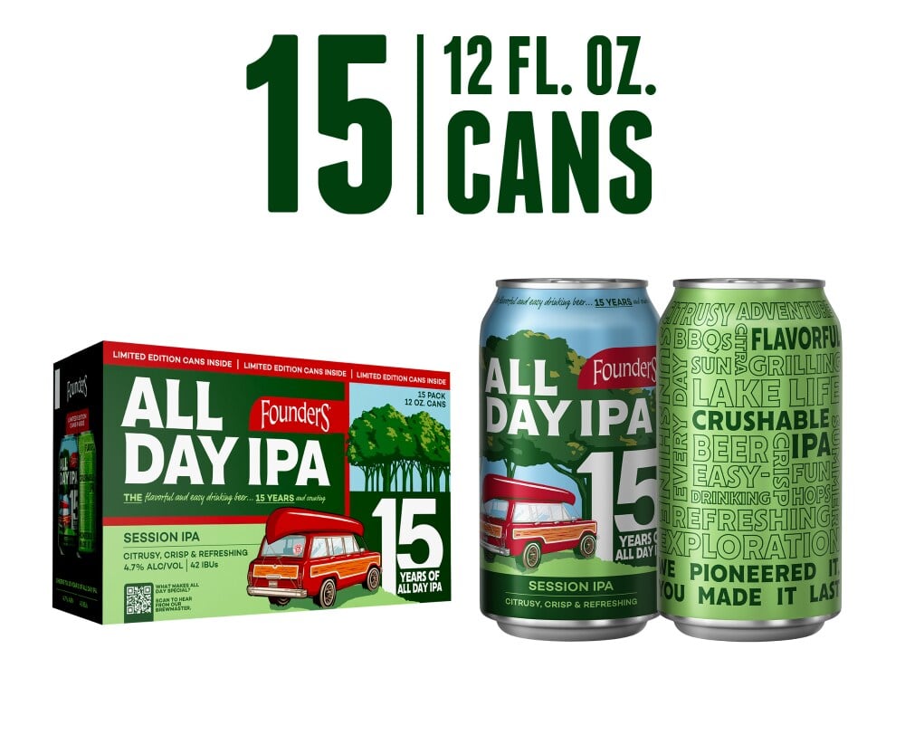 Founders All Day 15pk Can 12oz